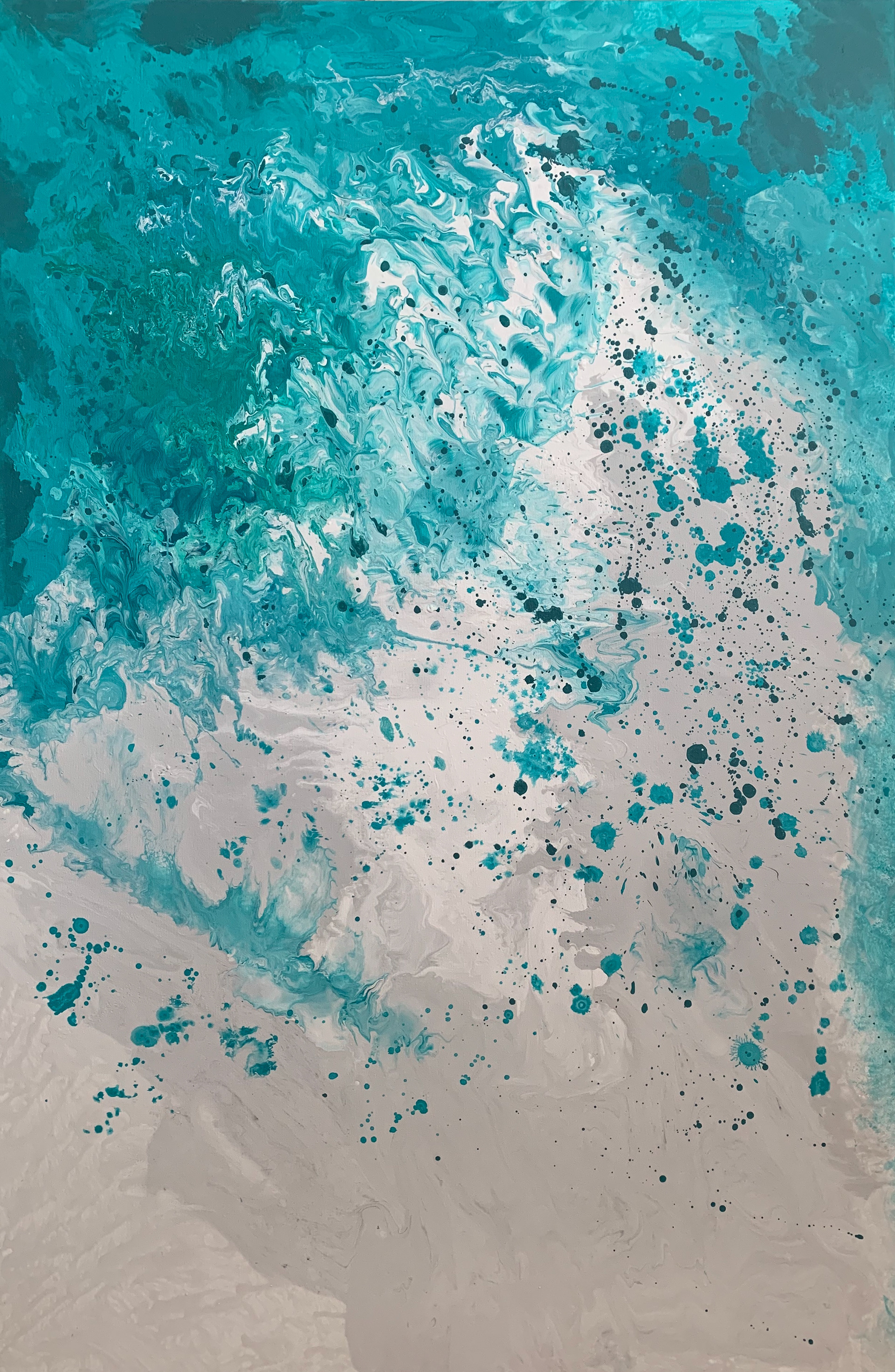 Aquamarine, 80 x 120 cm, 2020