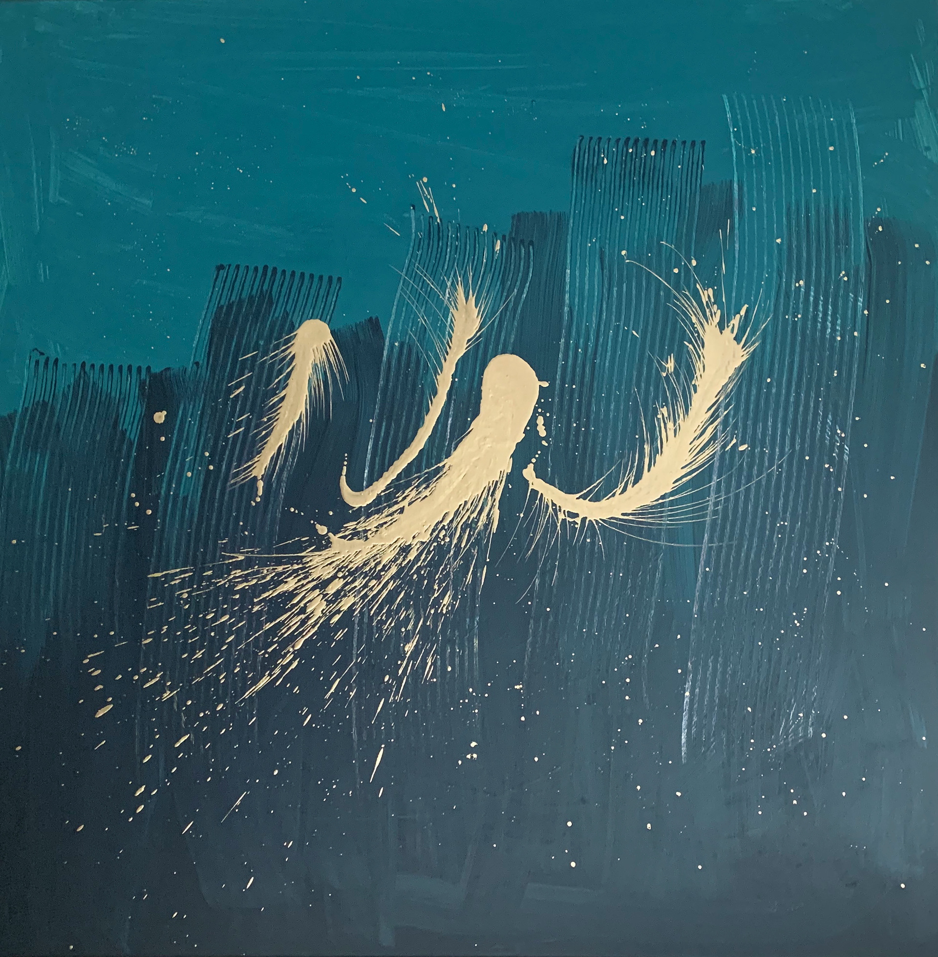 Hope dies last, 100 x 100 cm, 2020