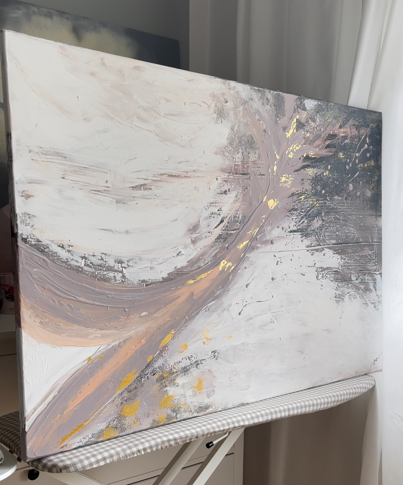 Star's orbit, 80 x 120 cm, 18.06.2021 (6 days before the tornado in the Czech Republic)