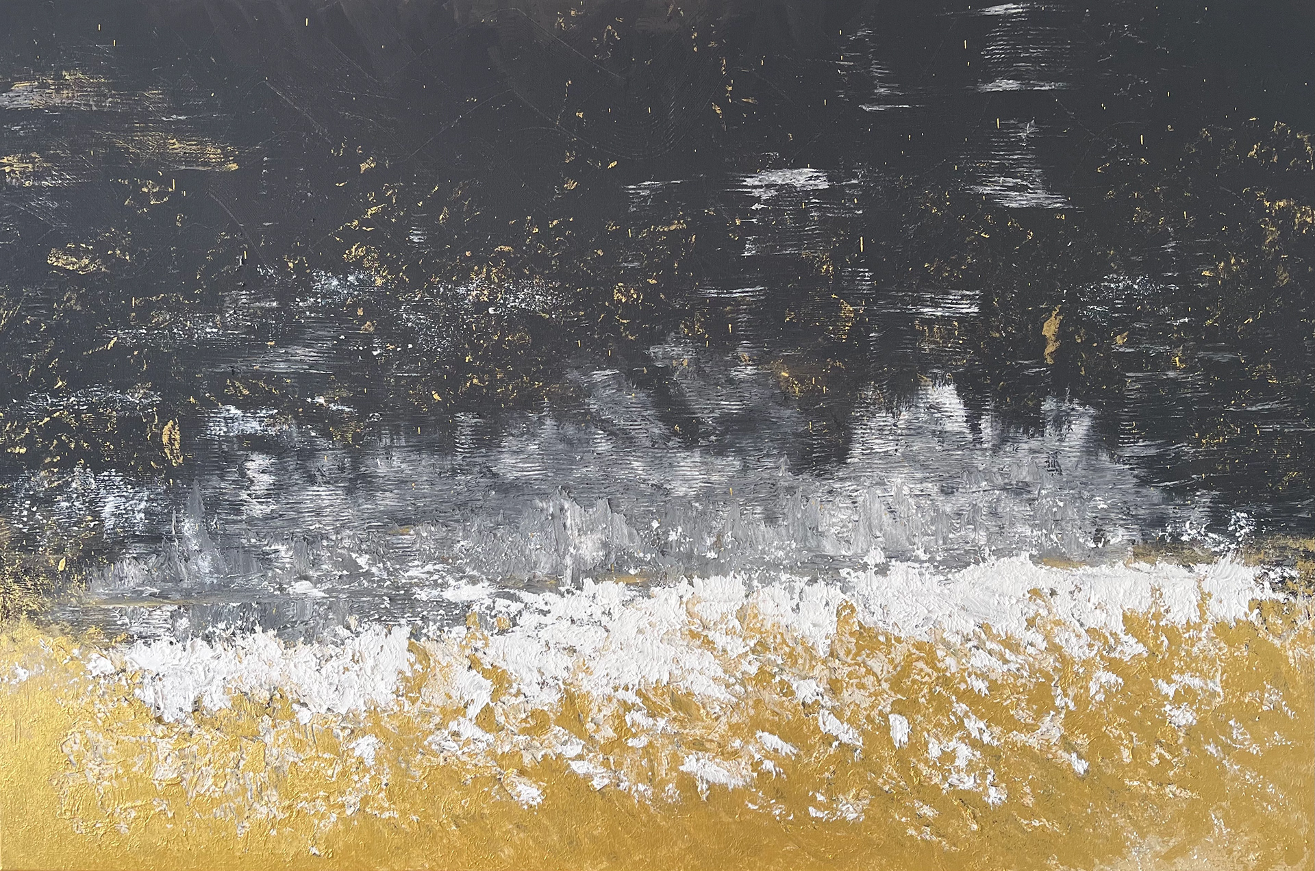Divoká noc, 120 x 80 cm, 2021