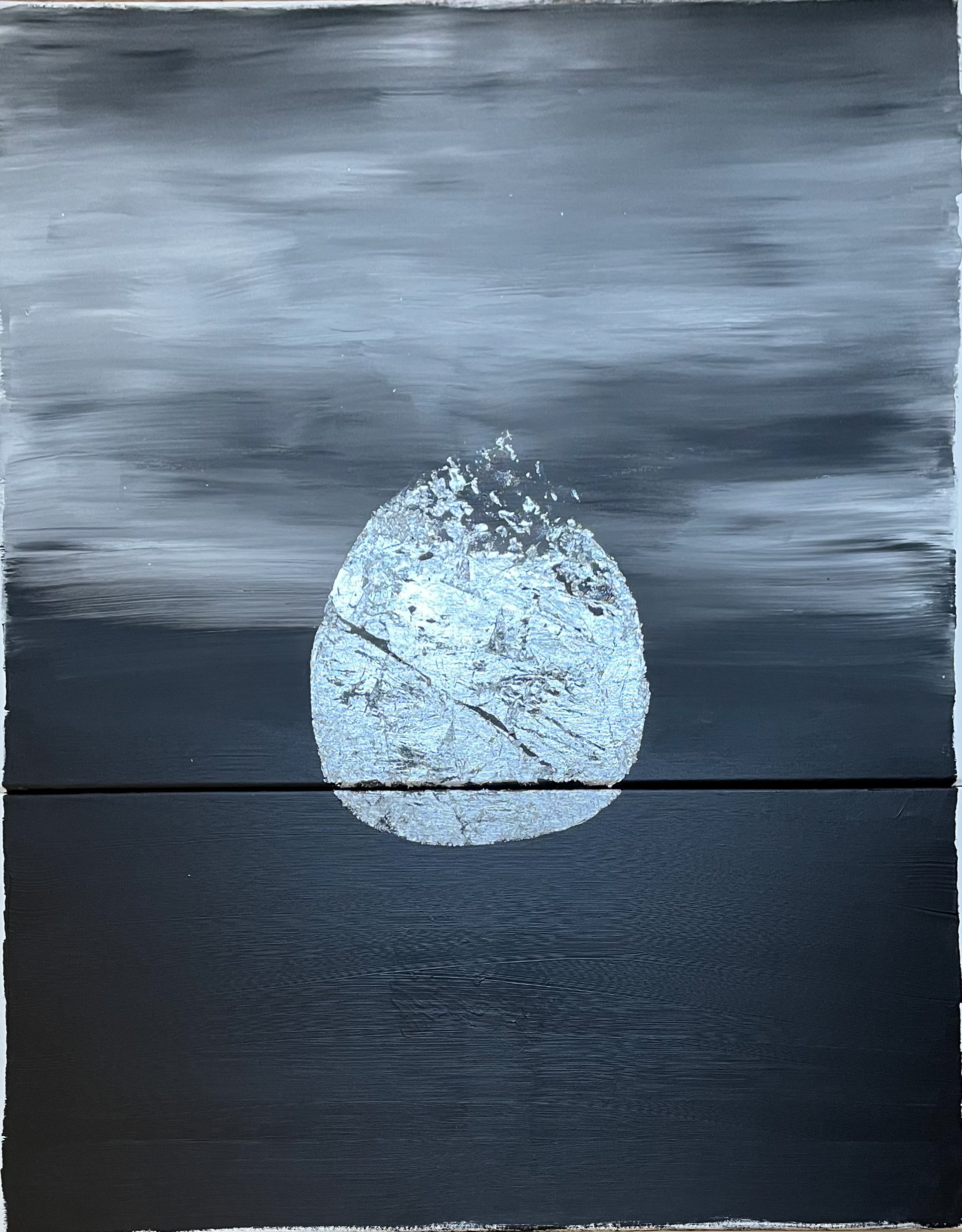The cosmic egg, 90 x 70 cm + 90x40 cm, 2021