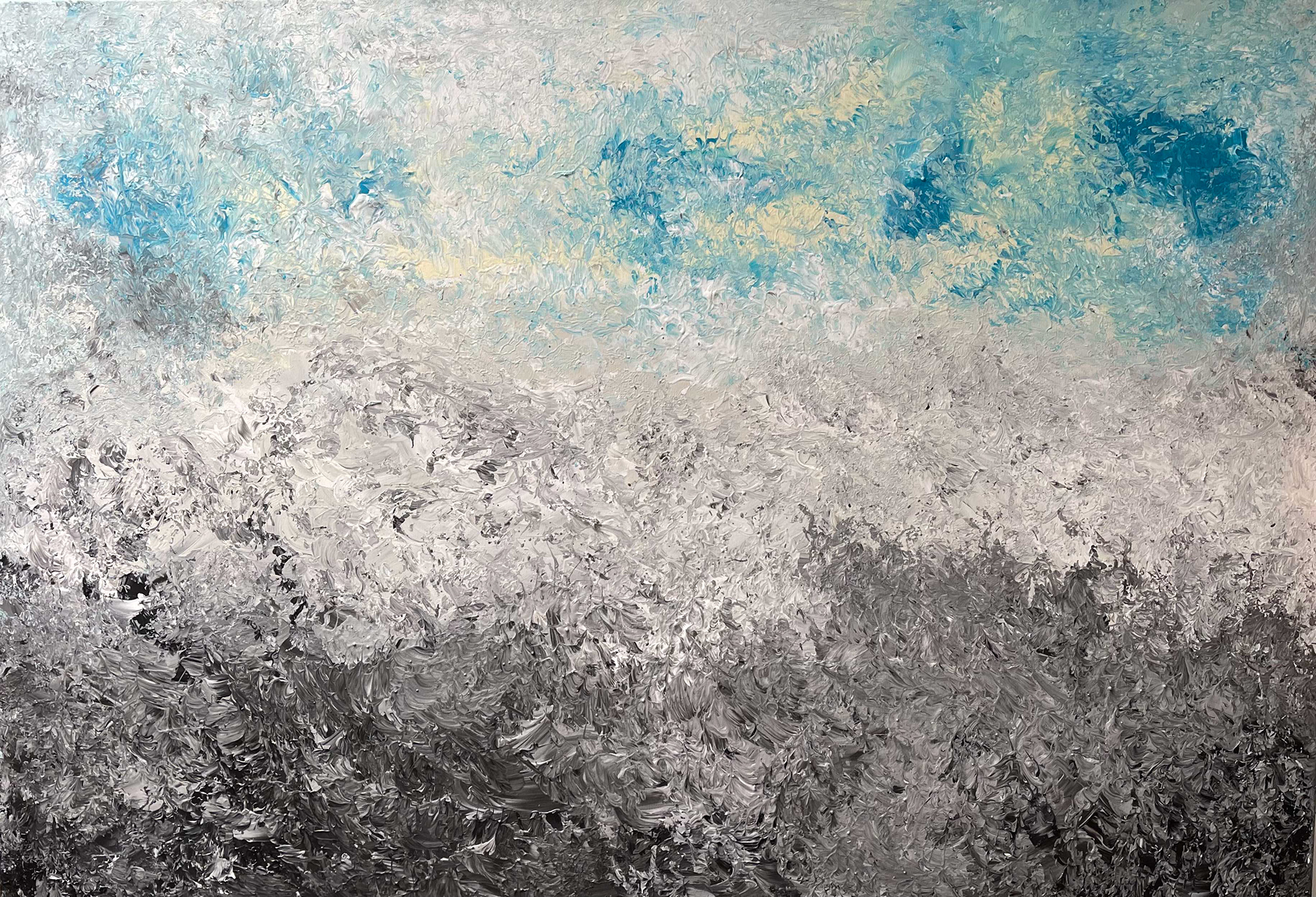 The rocks, 90 x 130 cm, 2021