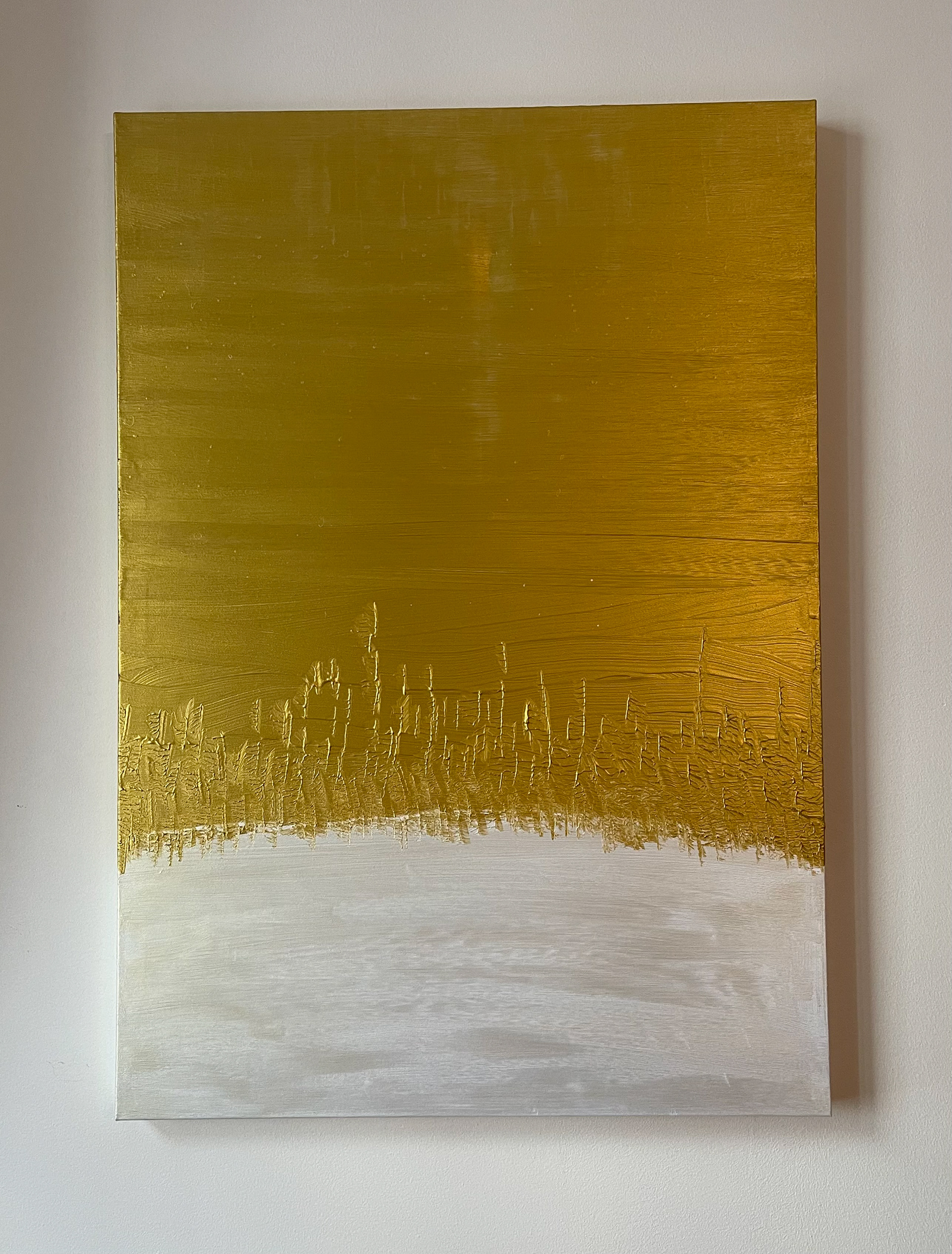 Zlatý déšť, 70x100, 2021