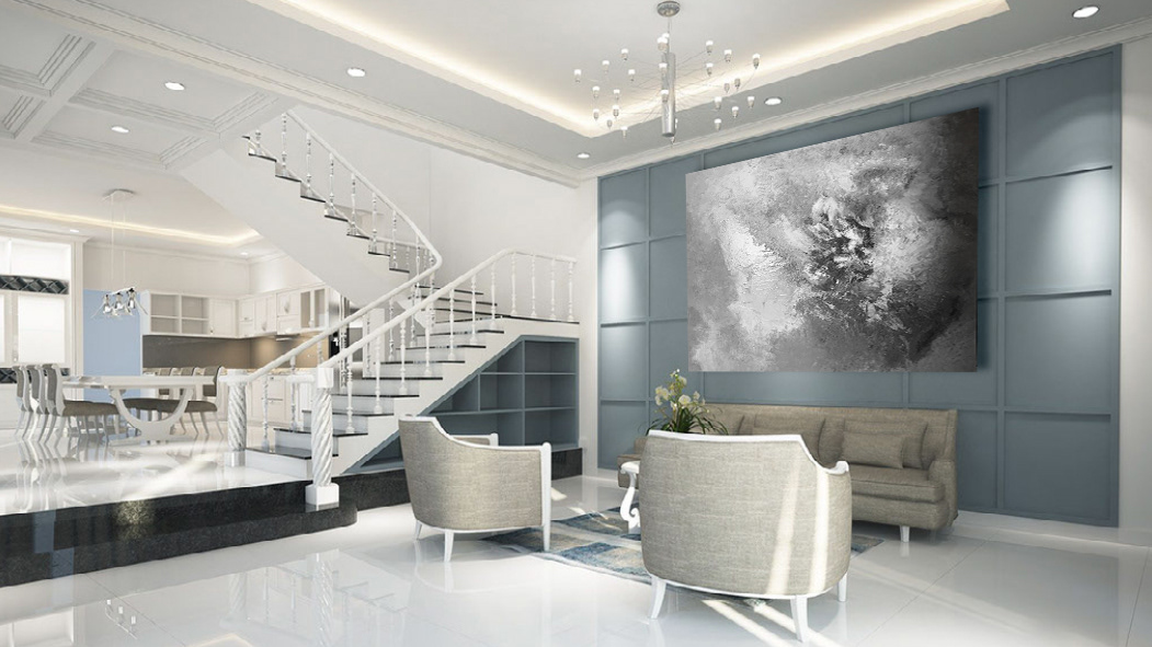 100 shades of gray, 120x140 cm, 2020