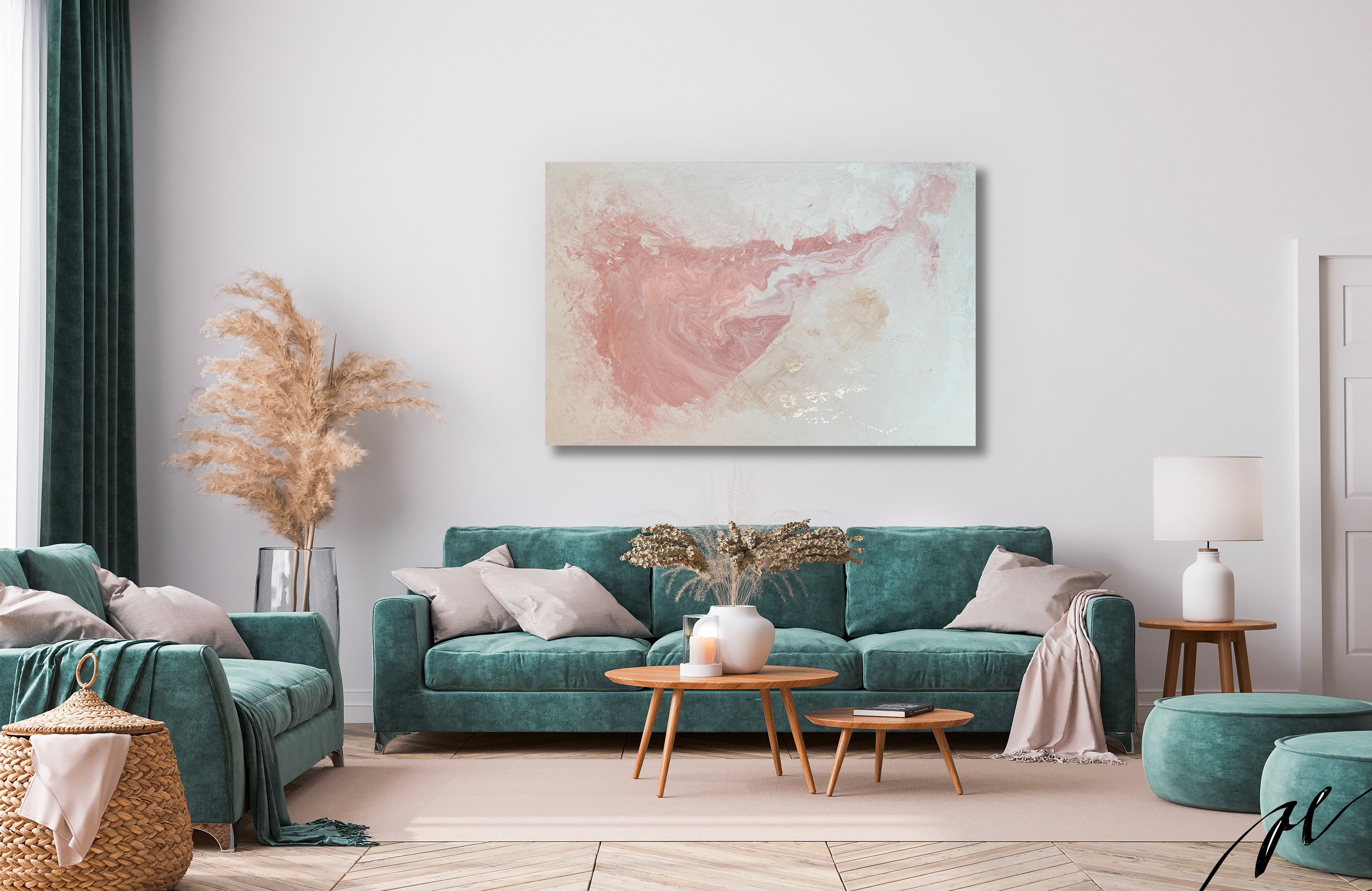 Pink Pearls, 120 x 80 cm, 2021
