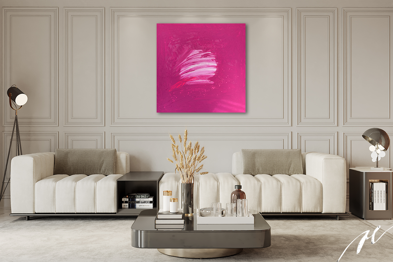 Pinky pink, 90x90, 2022