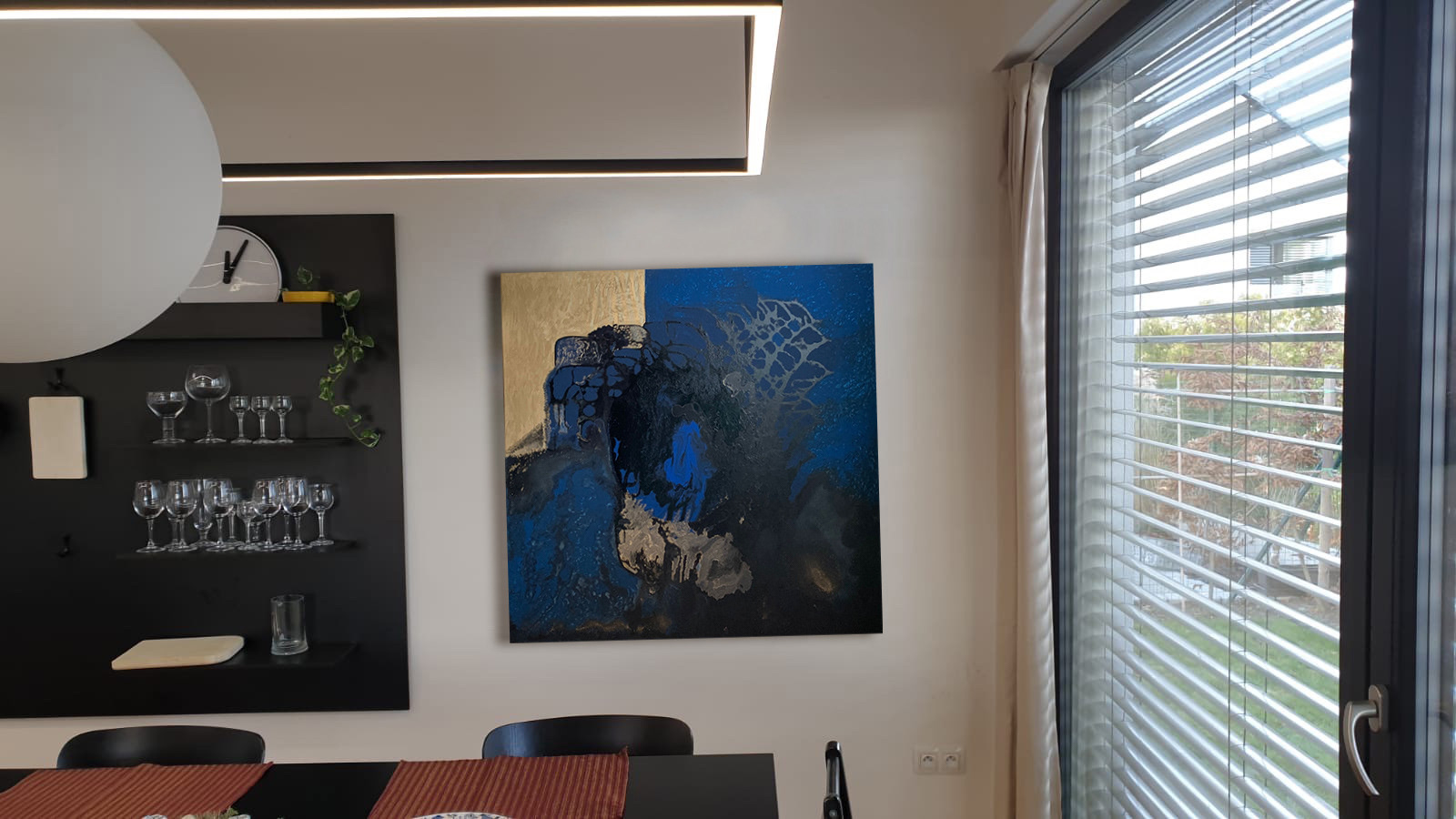 The end, 100 x 100 cm, 2020