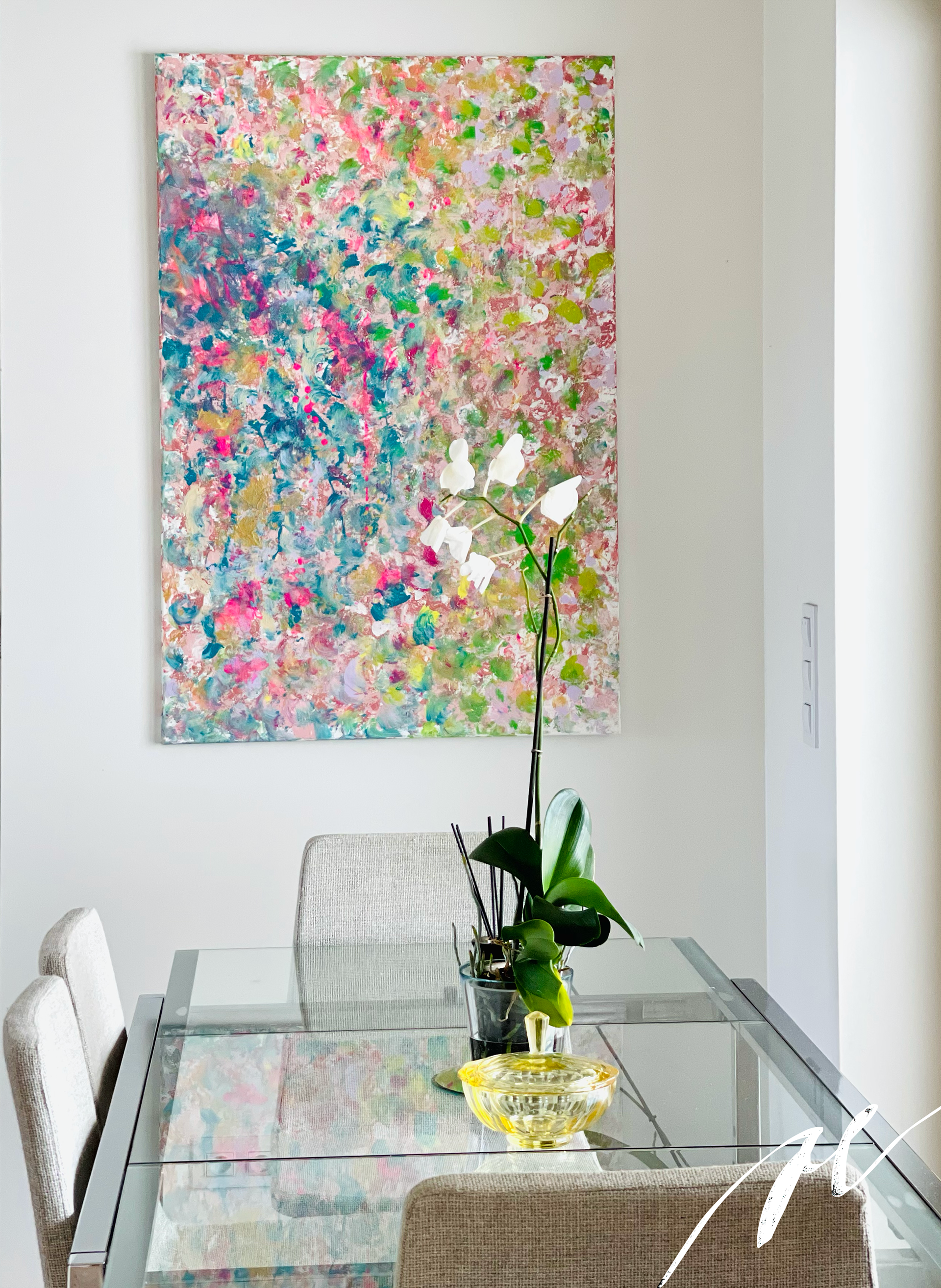 Life in roses, 80 x 120 cm, 2021