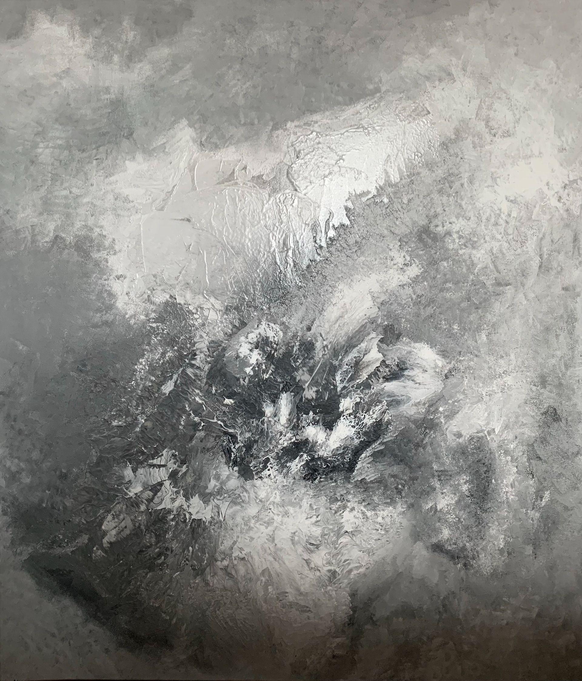 100 shades of gray, 120x140 cm, 2020