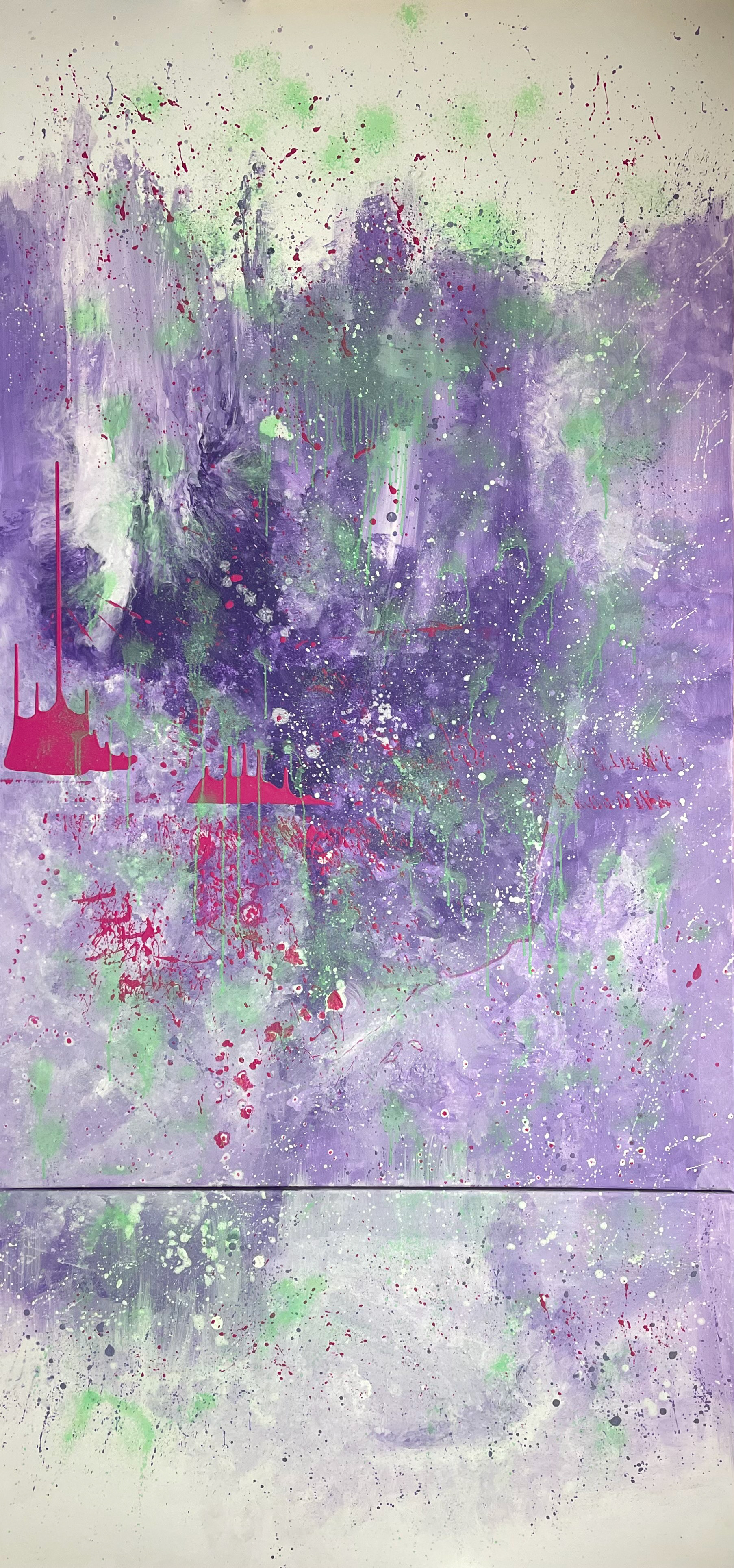 Divoký šeřík, 100 x 160 + 100 x 50, 2021