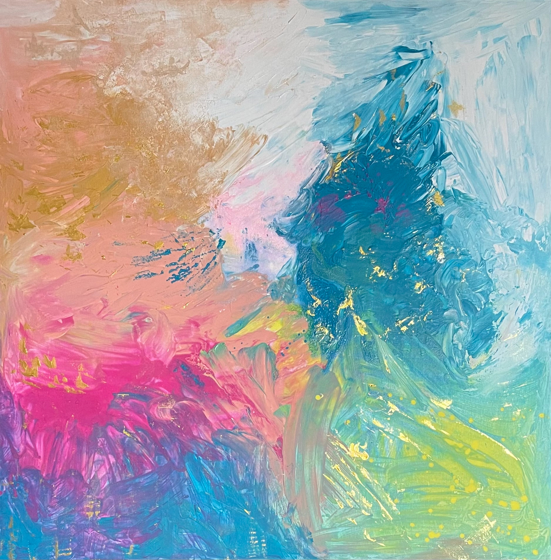 I am beautiful! 100 x 100 cm, 2022