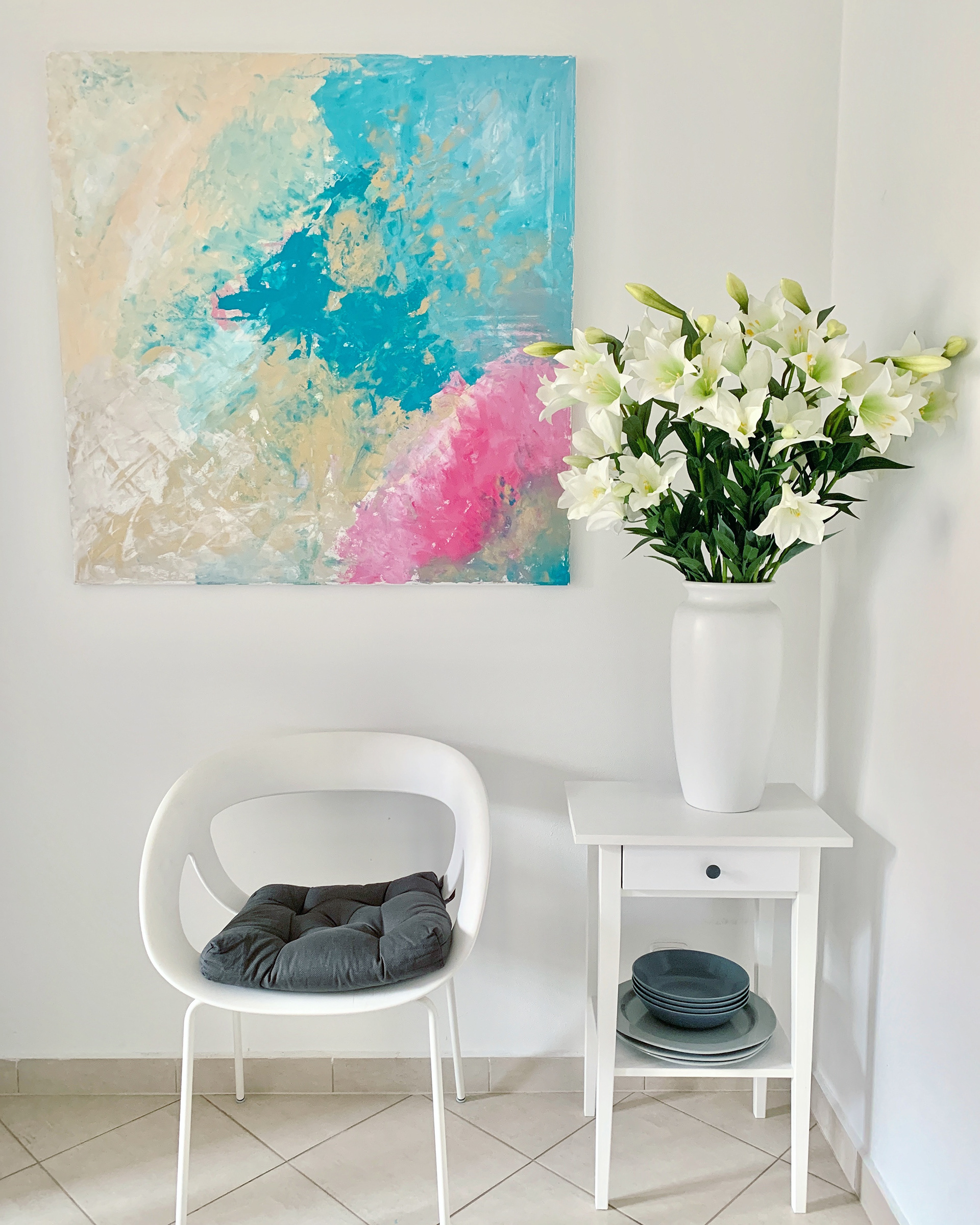 Pure joy! 100x100 cm, 2019