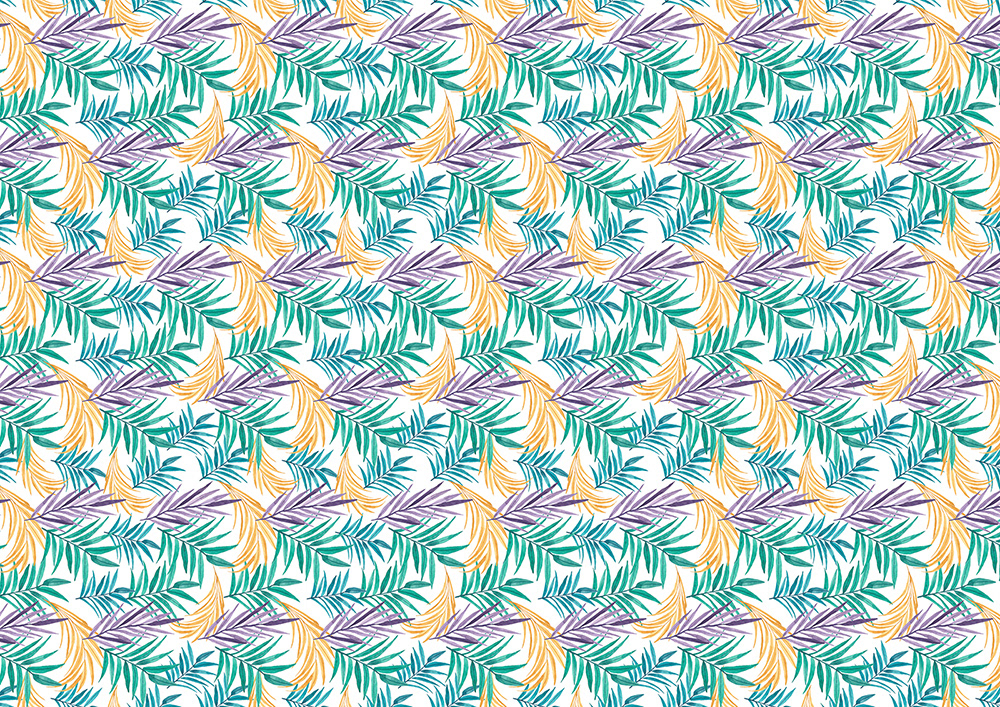 Padrão criado a partir de pintura em aquarela