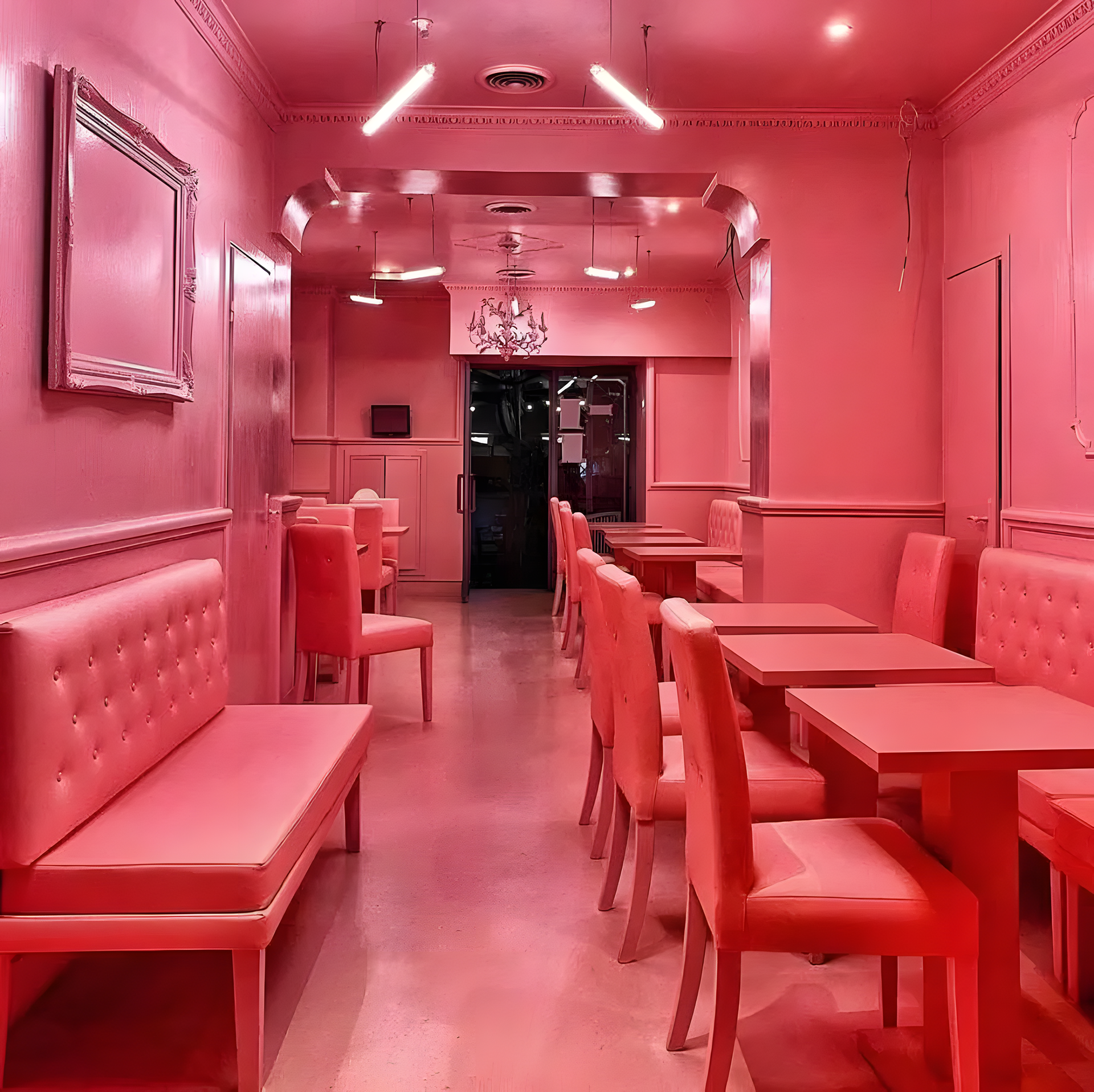 Interior of the restaurant