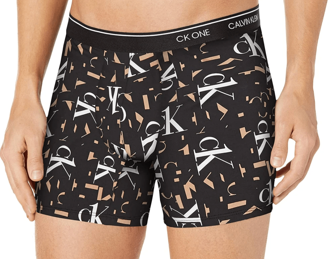 Cueca Calvin Klein Low Rise Boxer Cotton Ck One Print Marker