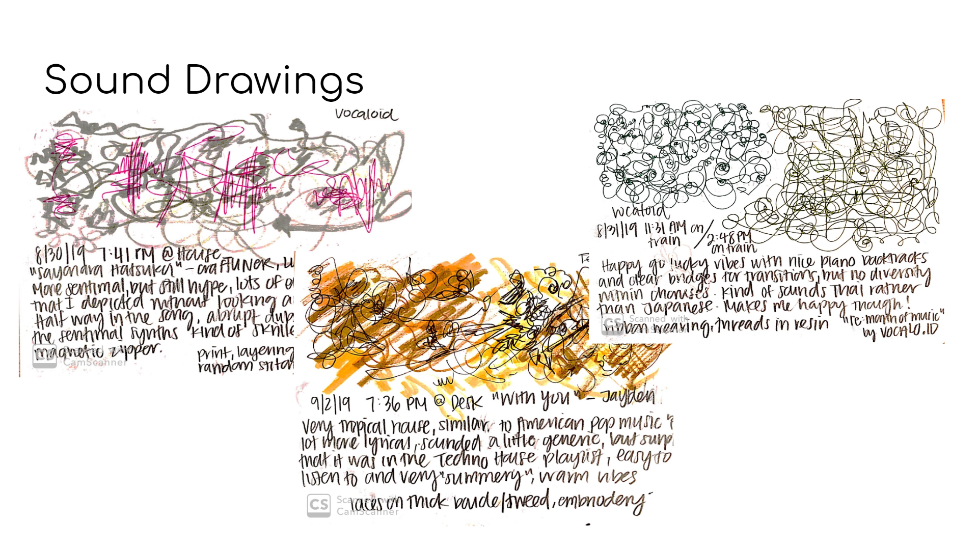 Sound Drawings 1