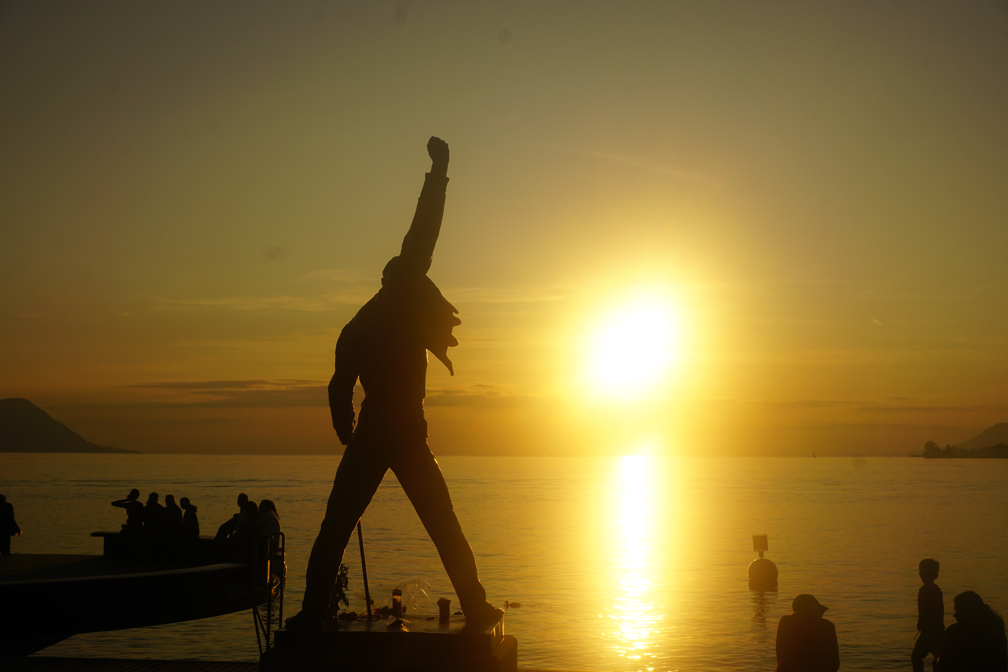 Freddy Mercury in Montreux Switzerland