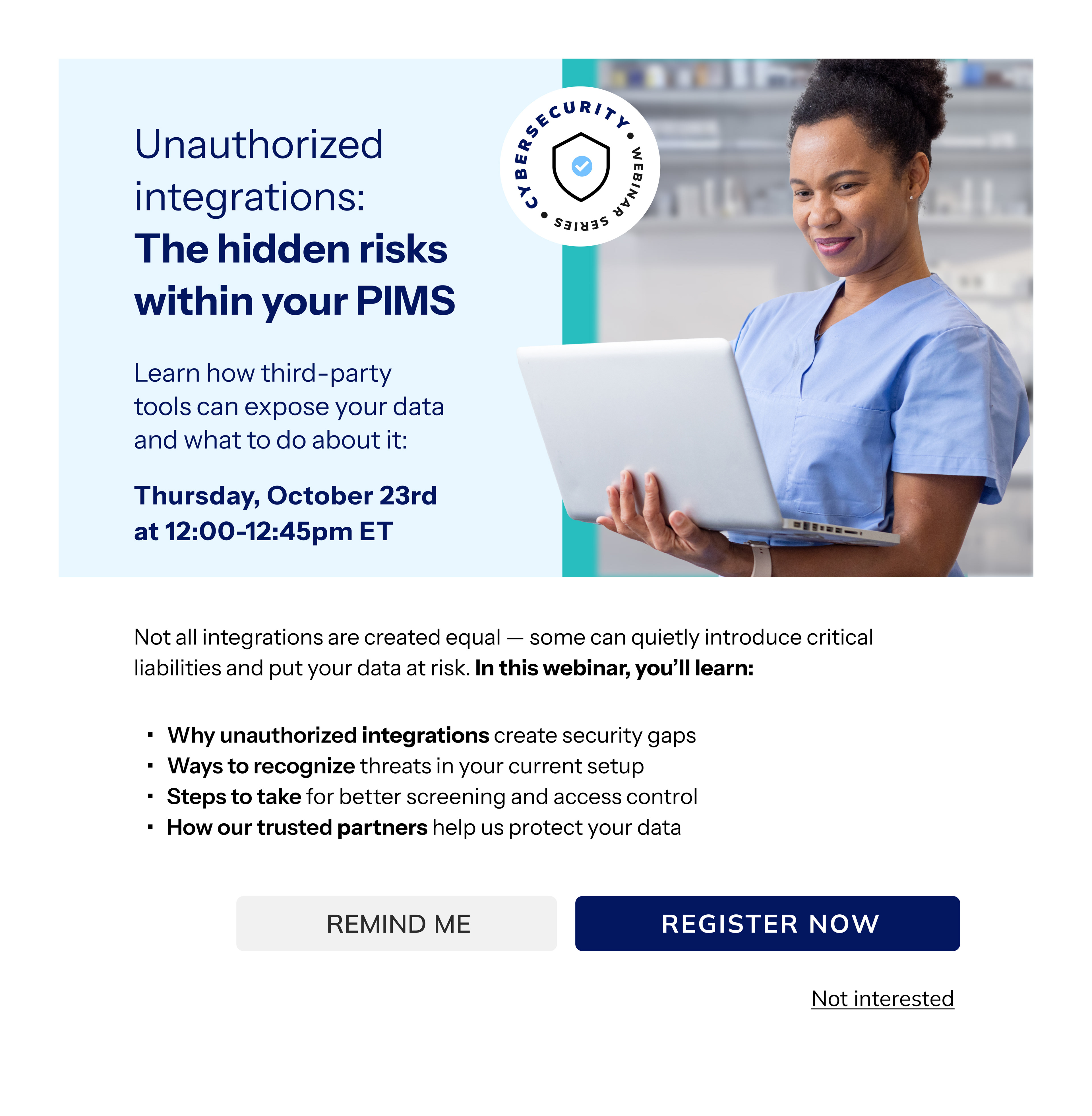 Cybersecurity Series Webinar 2 Pendo