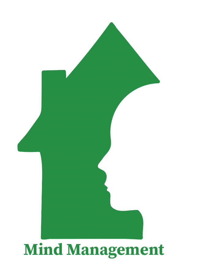 A logo I designed for my mothers business, mental health support for people in the property management industry. 