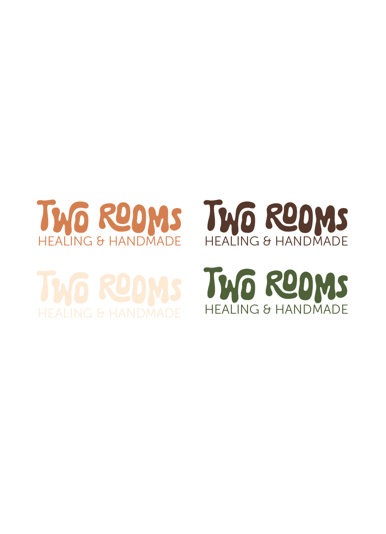 A Secondary Logo for Two Rooms Kaitaia, used for titles or labels 