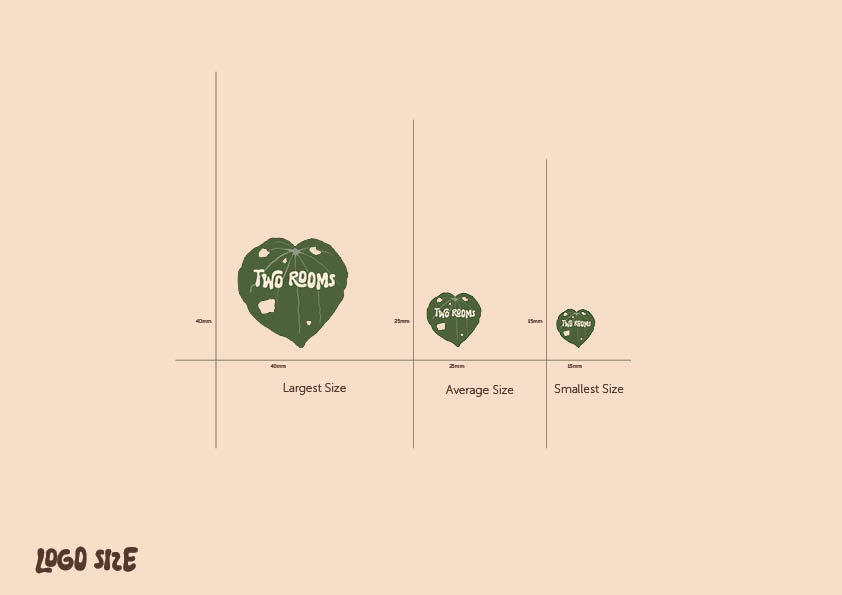 logo sizing helps her to determine how big a logo should be, wether that be for printing or creating new advertising. So the words or image isn't pixelated and is easily read. 