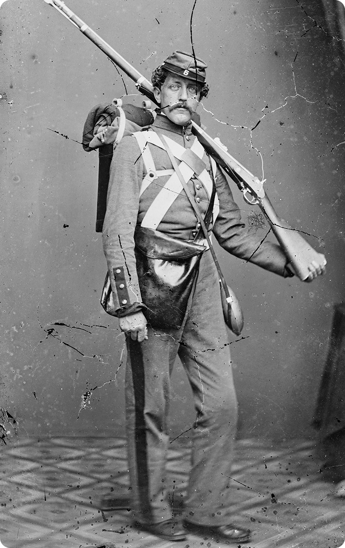 Volontaire de l'armée de l'Union durant la Guerre Civile Américaine (1861 - 1865)