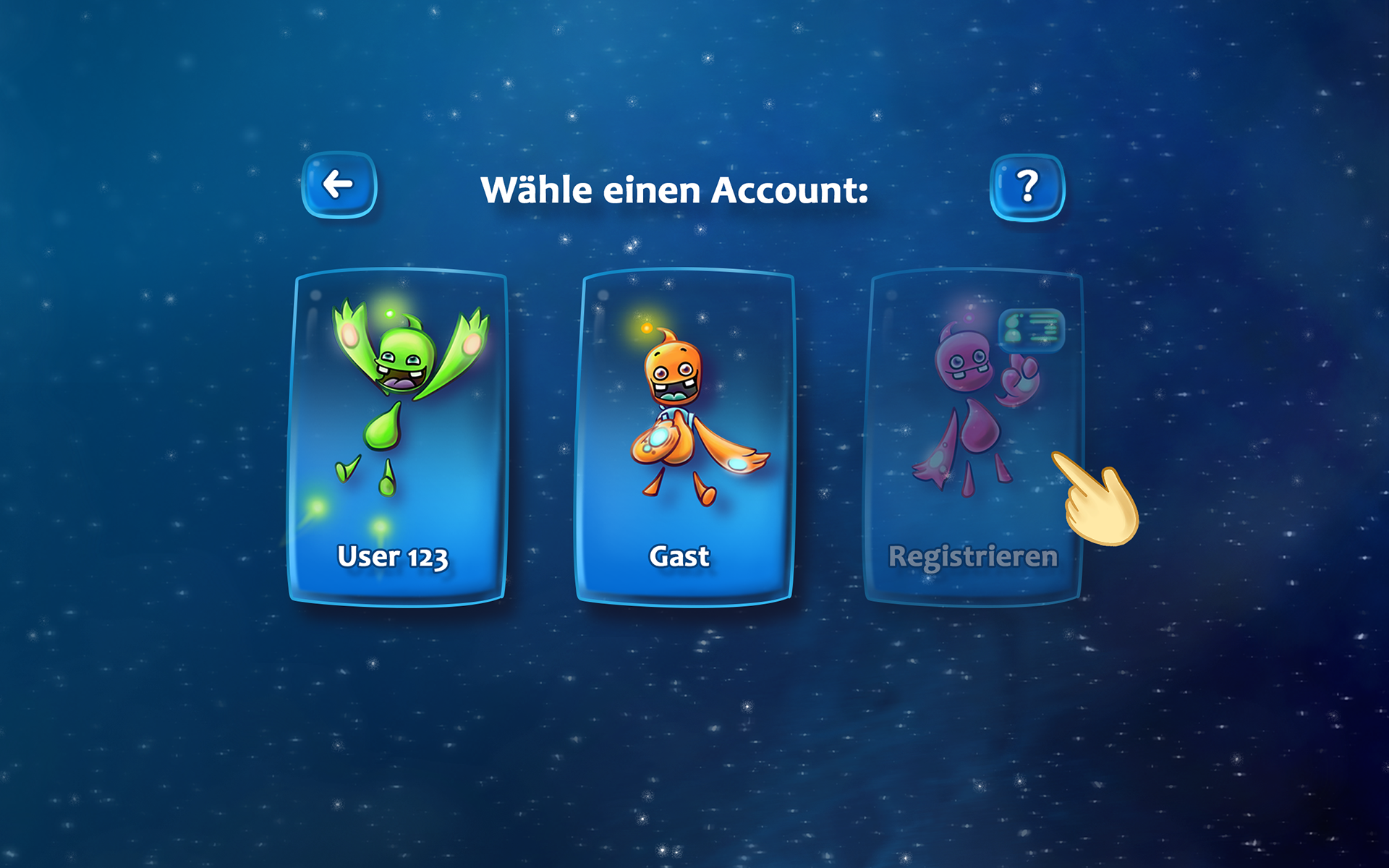 choose account