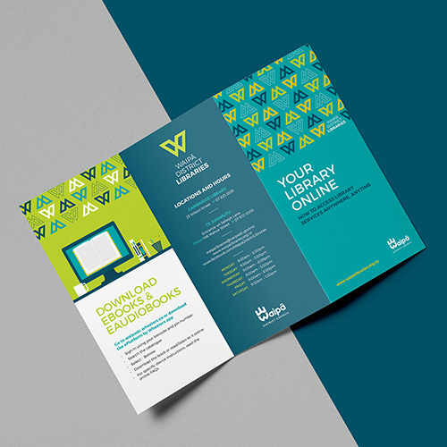 Trifold DLE brochure by Onyx Design
