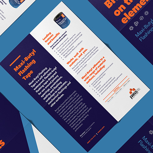 MaxiButyl A4 Flyer by Onyx Design