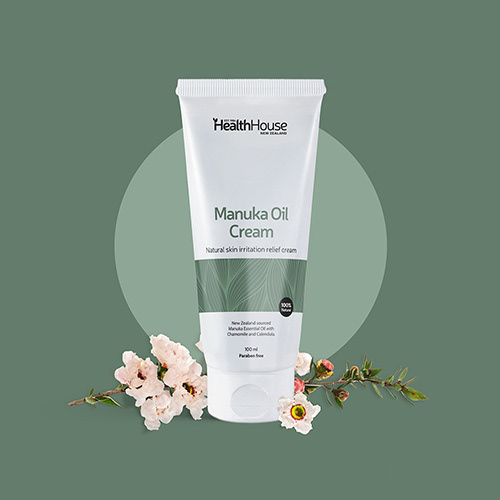 Manuka Oil Cream packaging designed by Onyx Design