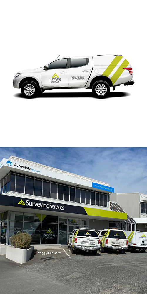 Vehicle signage and Building signage by Onyx Design