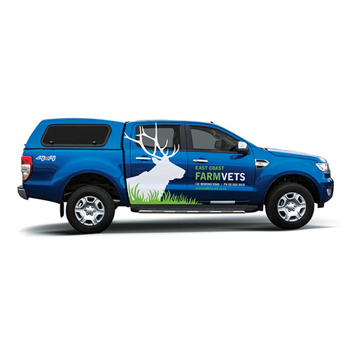 Vehicle signage graphics by Onyx Design