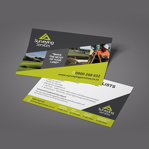 A5 landscape flyer front and back by Onyx Design