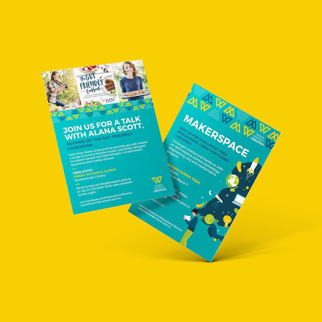 A5 flyer and advertising design by Onyx Design