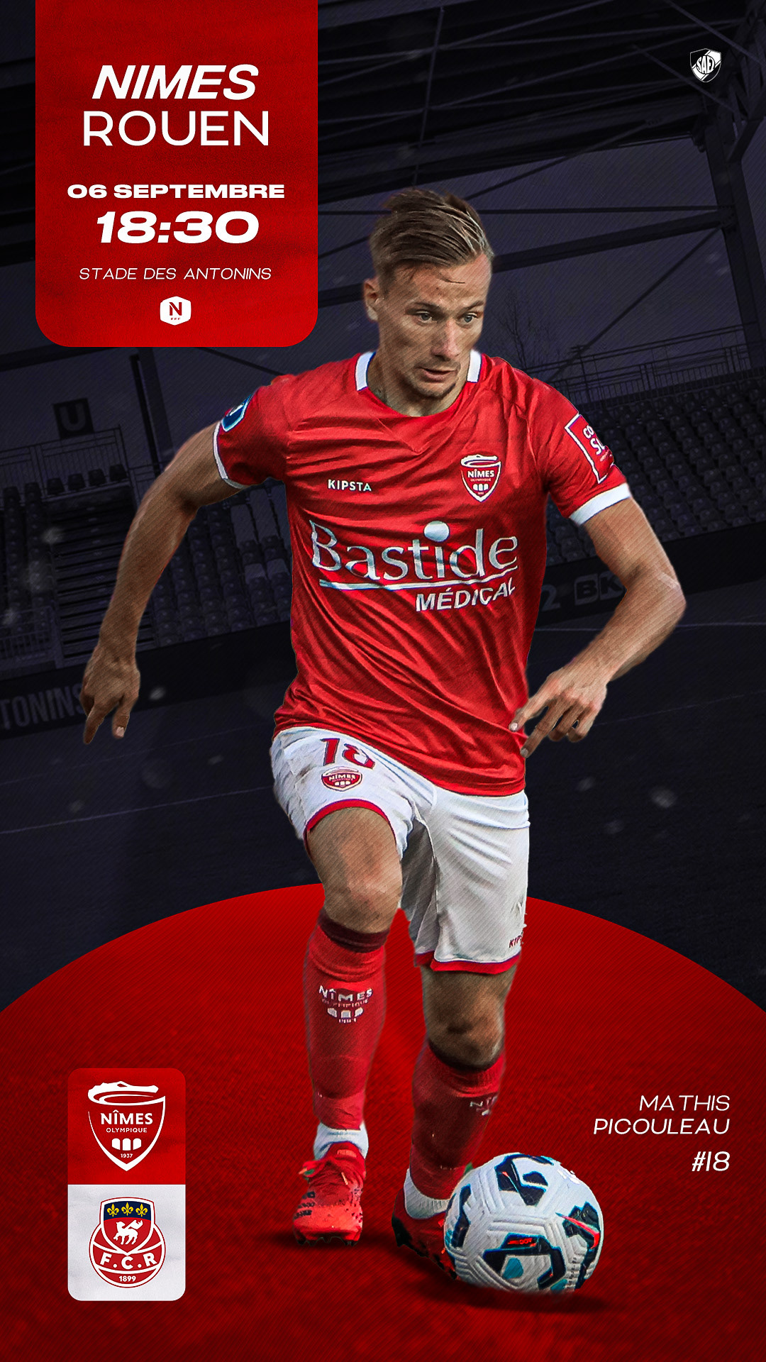 Nîmes Olympique VS FC Rouen