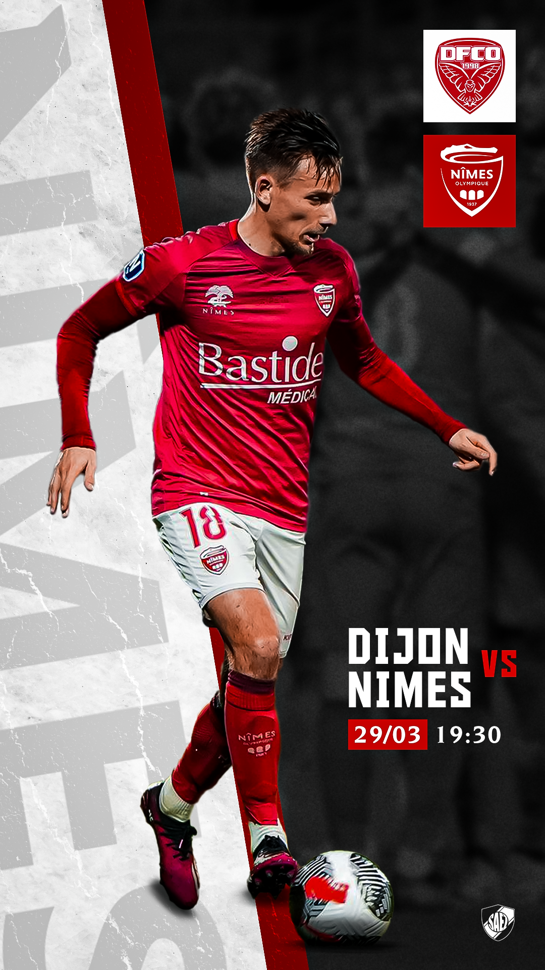 Dijon VS Nîmes Olympique
