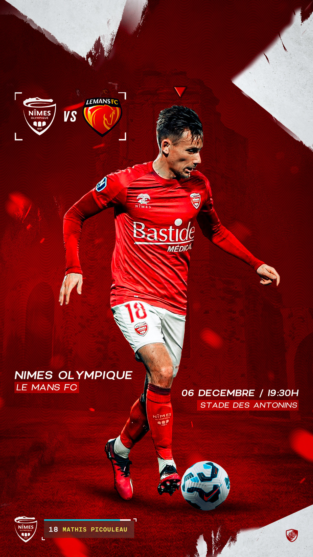 Nîmes Olympique VS Le mans FC