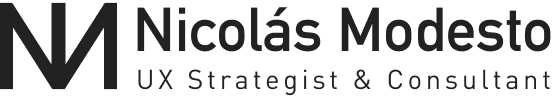 Nicolás Modesto UX Strategist & Consultant