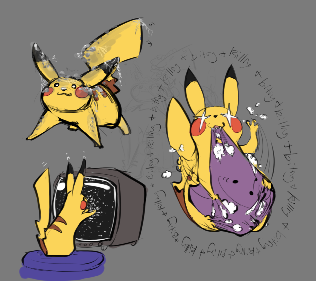 Pokemon Channel They let a feral Pikachu into their home and now his name is Hotdog