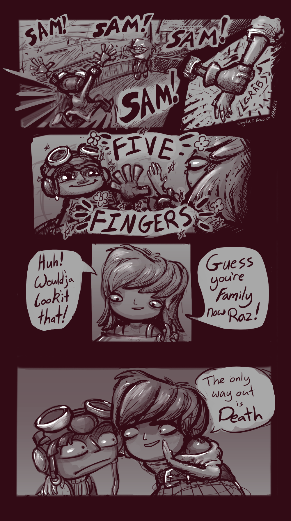 Psychonauts 2 with Frankenbugs jokes