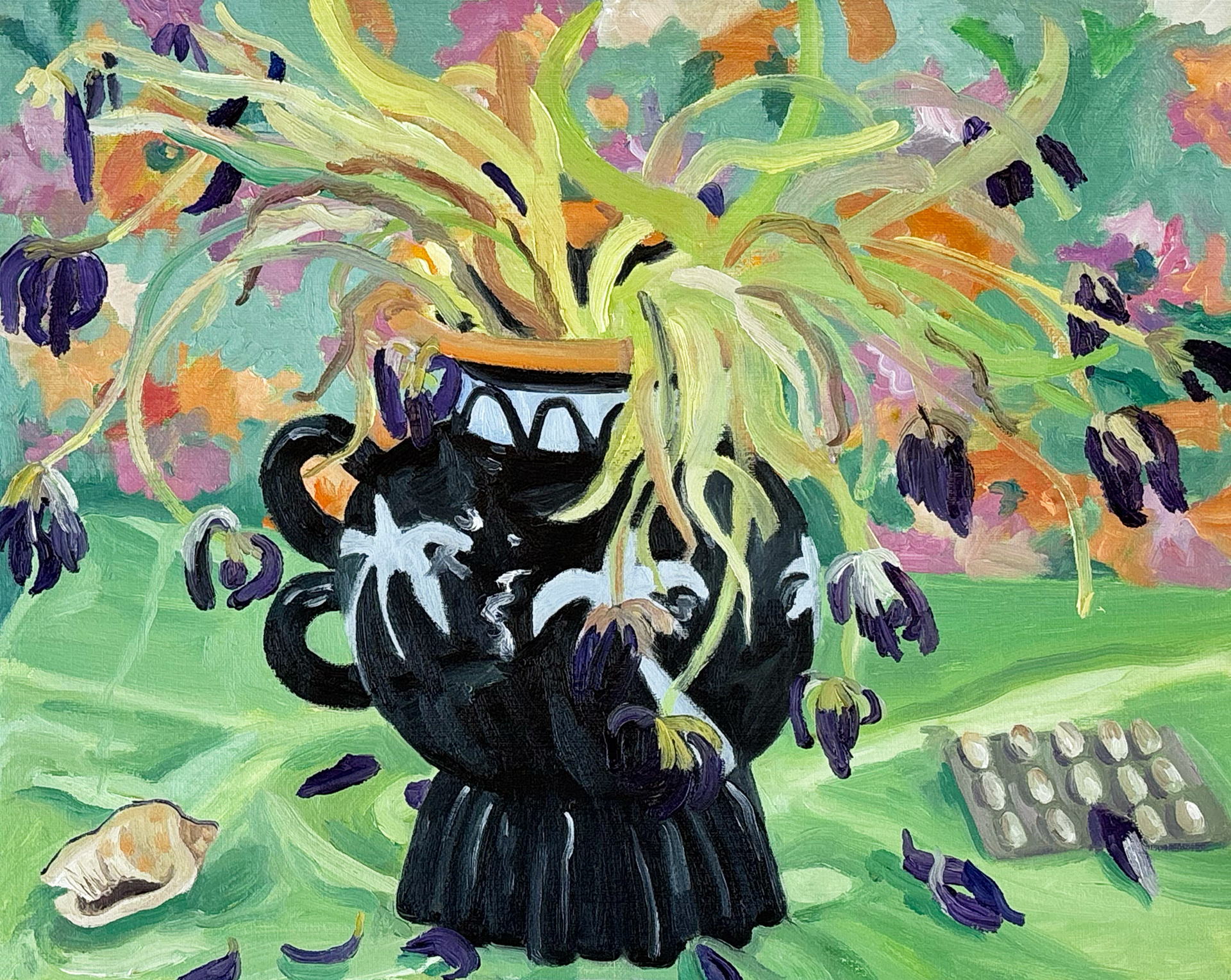 Sad, oil on canvas, 40 x 50 cm