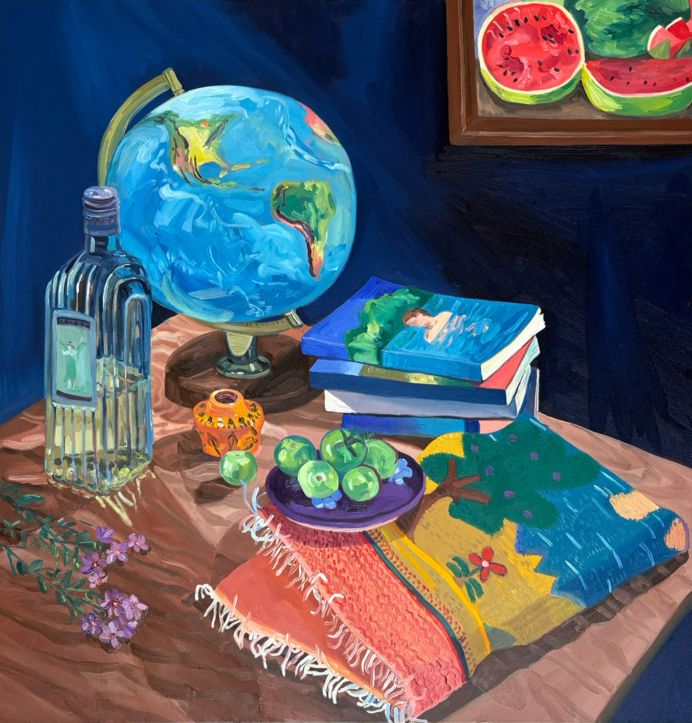 Still Life Mexico, oil on canvas, 100 x 110 cm