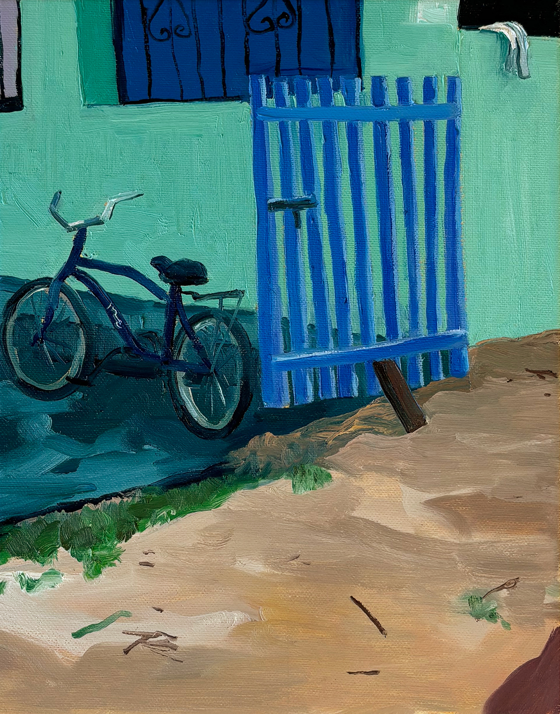 I'm Going Nowhere, oil on canvas