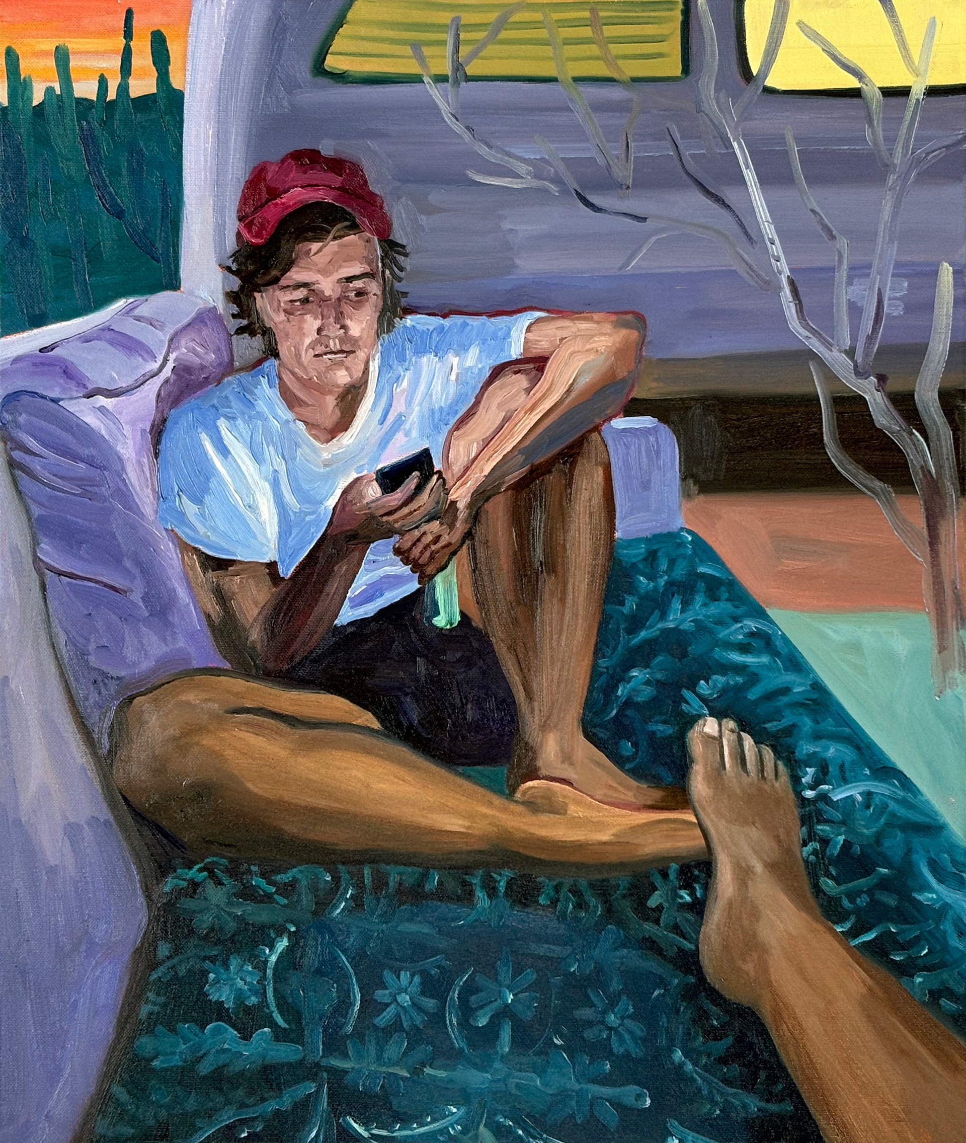 Planning Tomorrow, oil on canvas, 50 x 60 cm