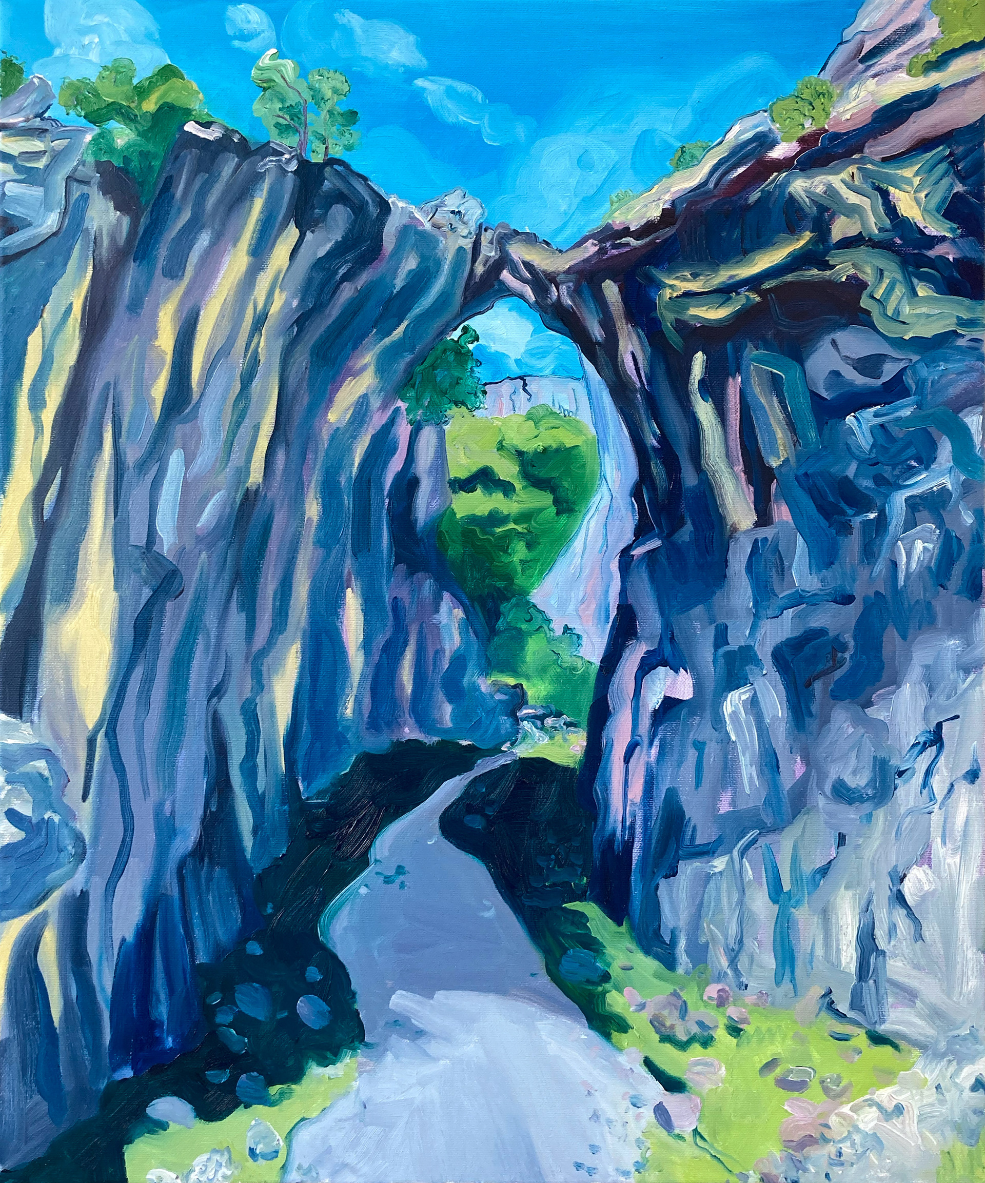 When It All Comes Together, oil on canvas, 50 x 60 cm, 2023