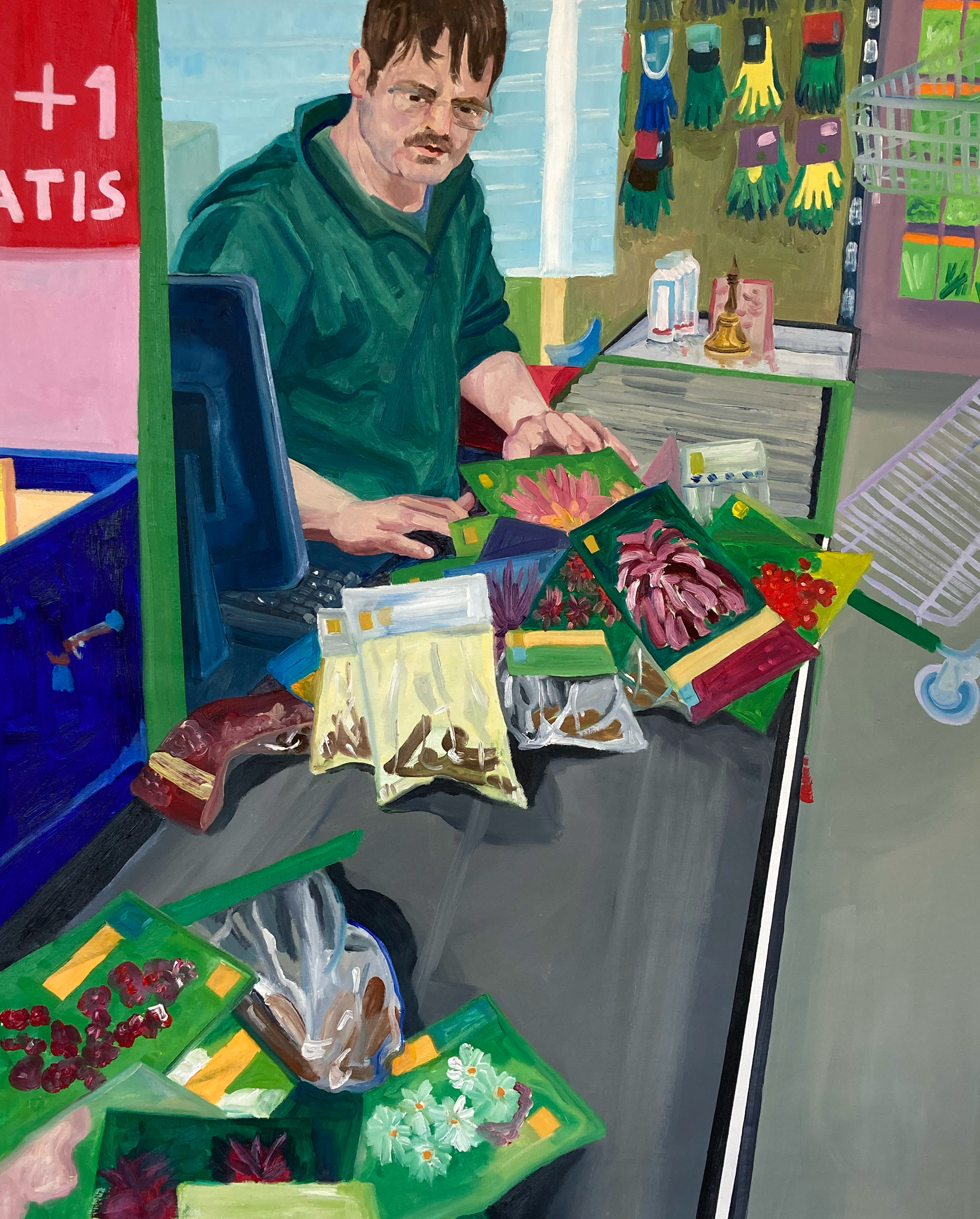 Kassa, oil on canvas, 85 x 105 cm, 2022