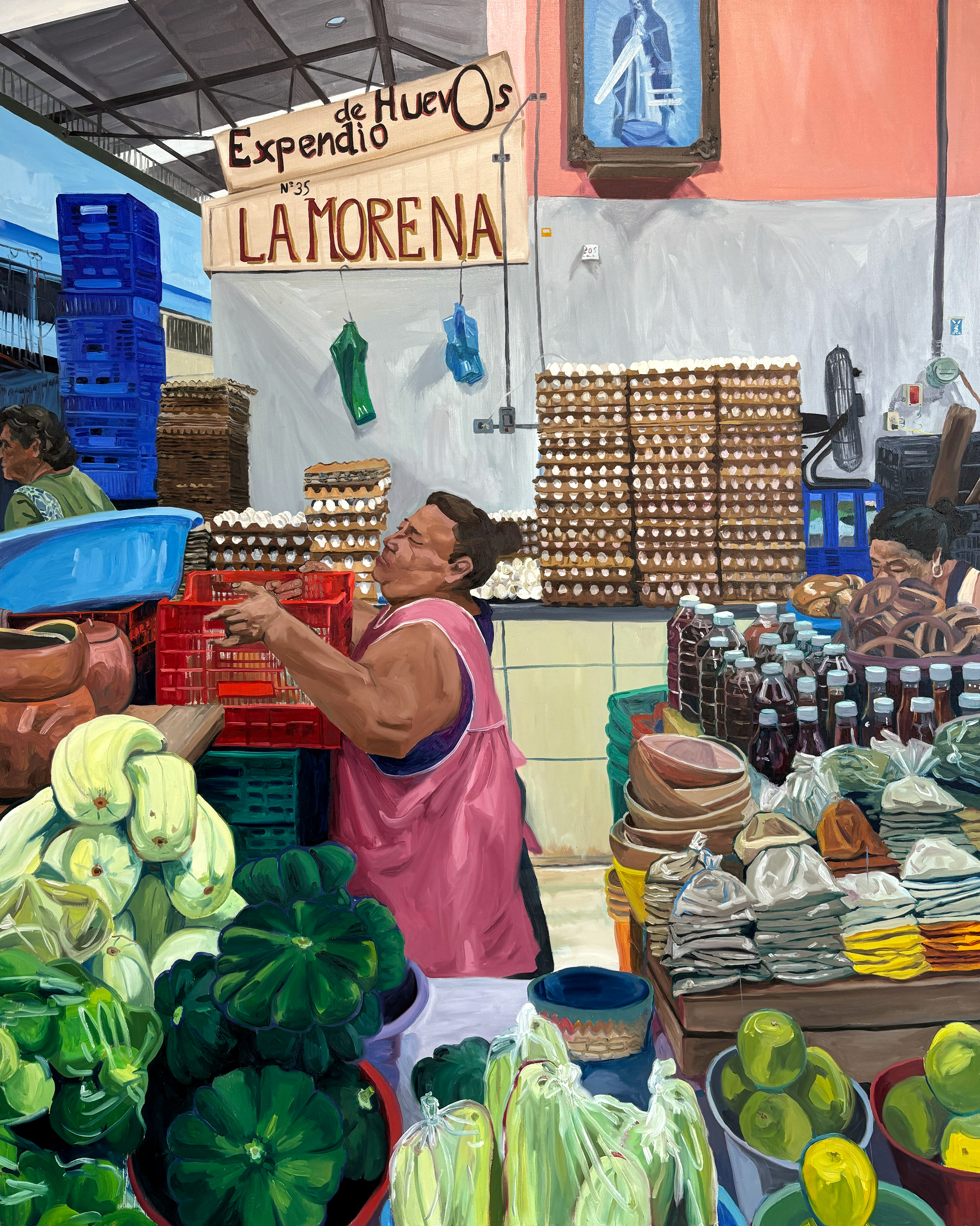 La Morena, oil on canvas, 160 x 200 cm
