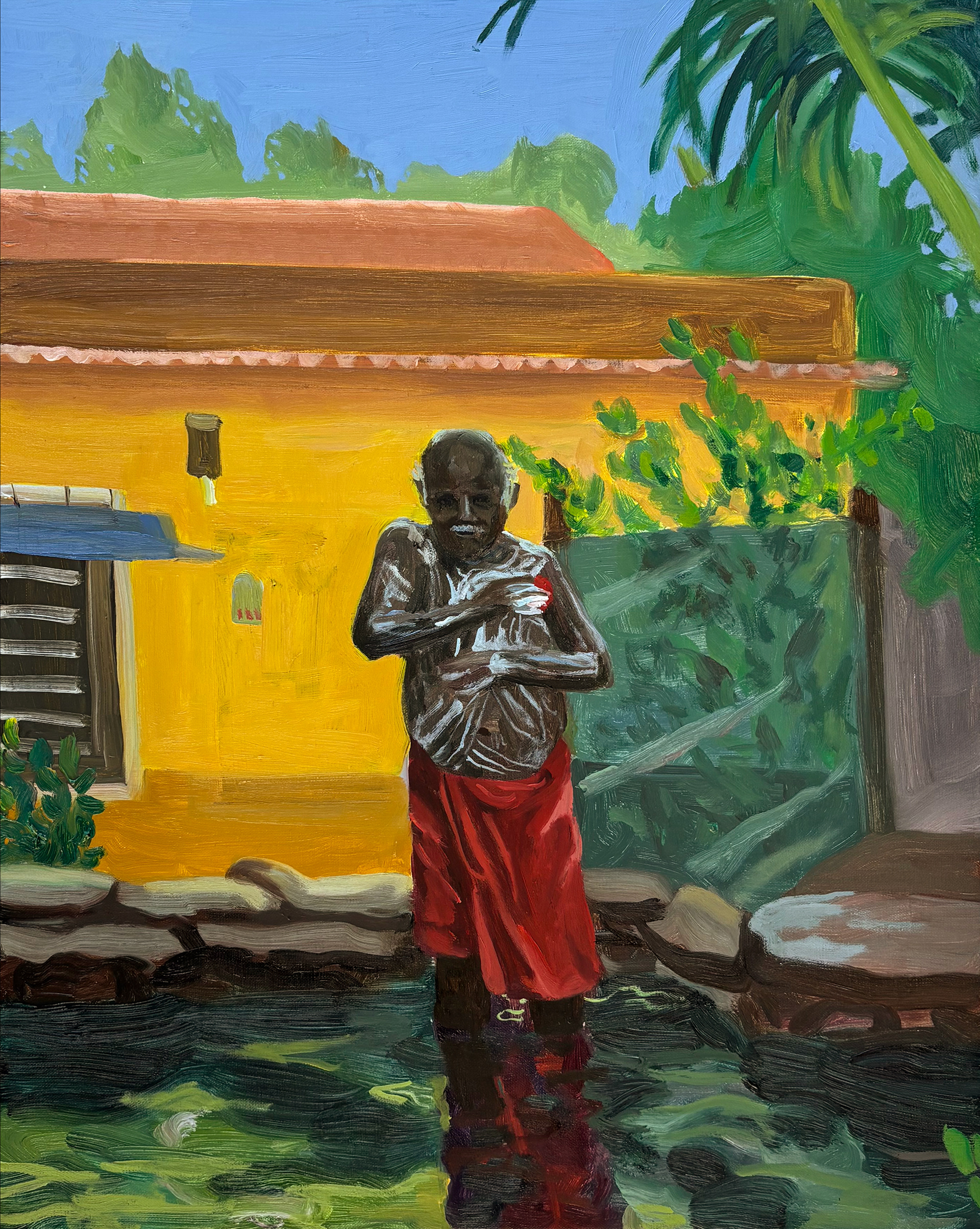 Wash Up, oil on cavas, 40 x 50 cm