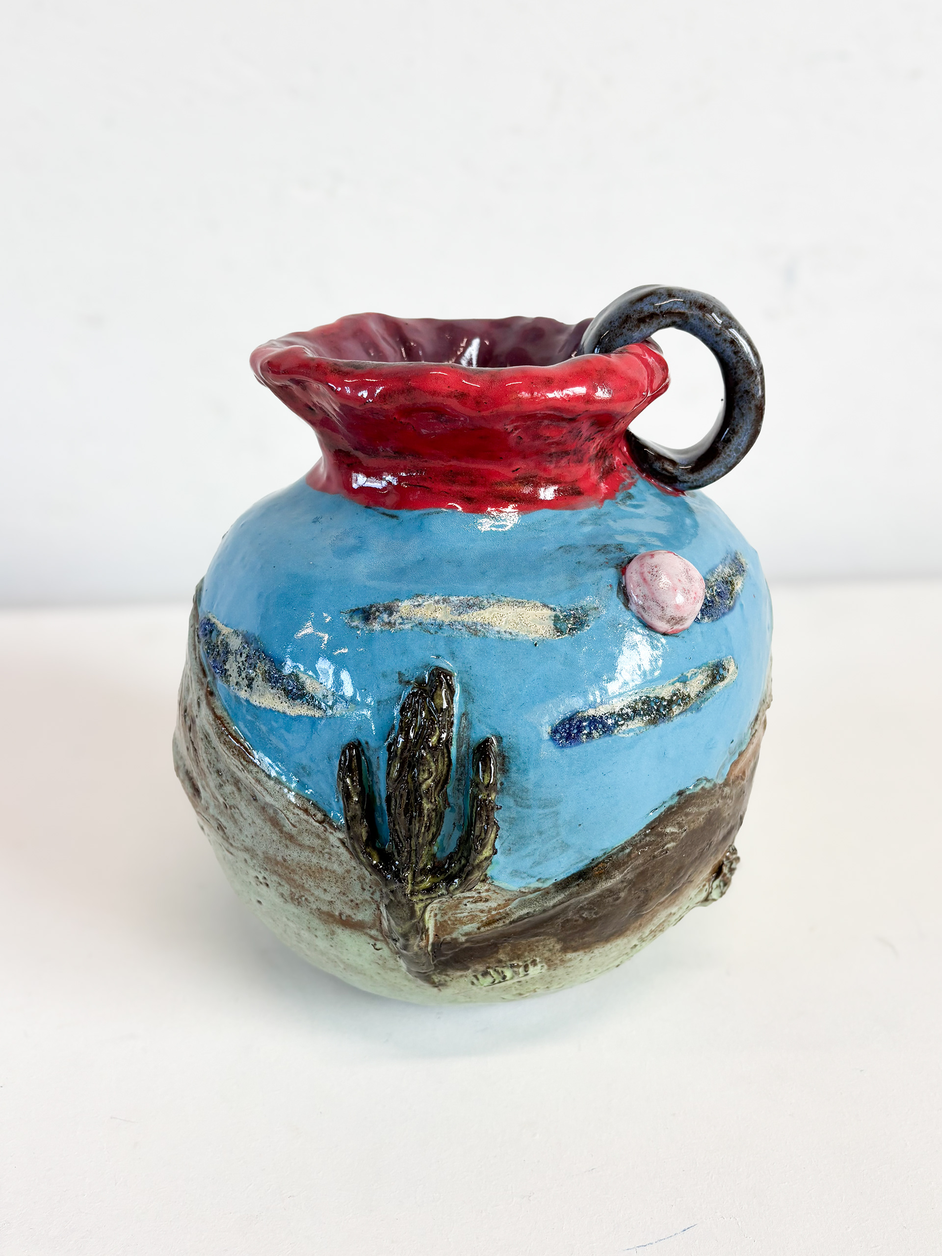 Mexico Vase I, 23 x 24 x 20cm, glazed ceramic
