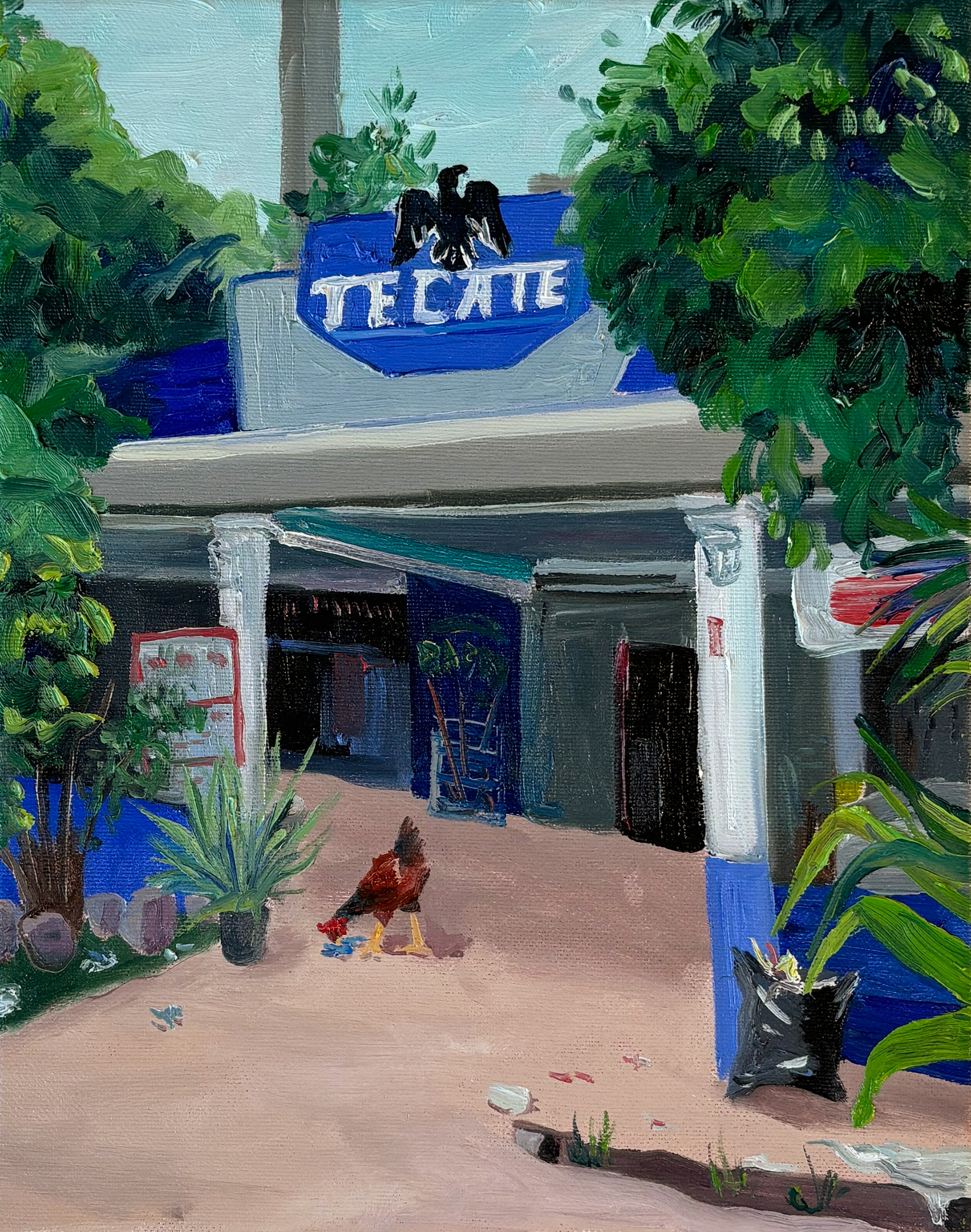 Always Rising, oil on canvas, 24 x 30 cm